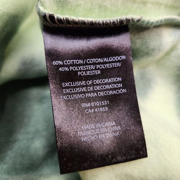 Youth XL Minecraft Hoodie – Creeper Graphic, Green Tie-Dye - Picture 5 of 5